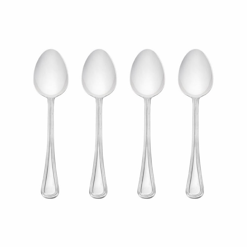 Pfaltzgraff 5087318 Basics Edgebrook Stainless Steel Teaspoons, Set of 4