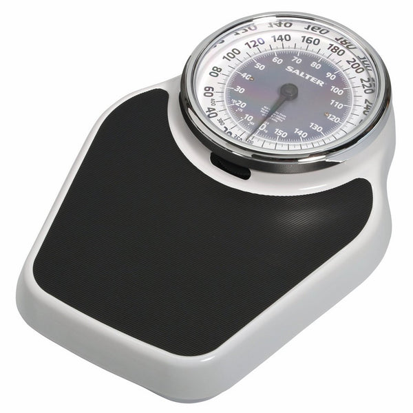 Salter Professional Analog Mechanical Dial Bathroom Scale, 400 Lb. Capacity