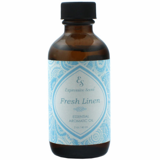 Expressive Scent Fresh Linen Scented Home Fragrance Essential Oil, 2 oz