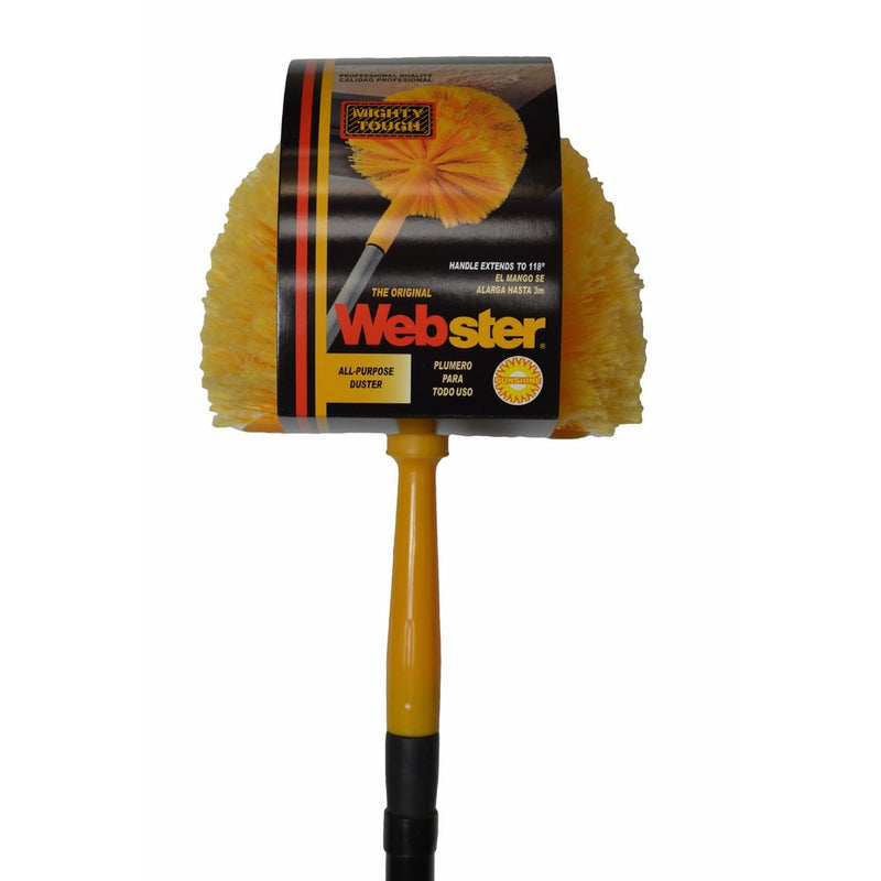 Starmax Mighty Tough Cob Web Duster with 118" Extension Handle, Pack of 6, 195-50