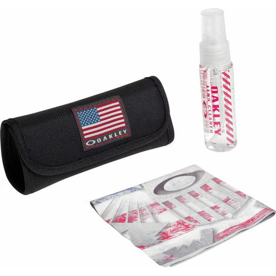 Oakley USA Flag Lens Adult Cleaning Kit Sunglass Accessories - Red/No Size