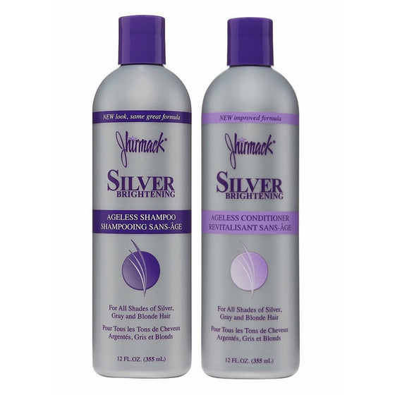 Jhirmack silver brightening Ageless shampoo and conditioner set 12 oz