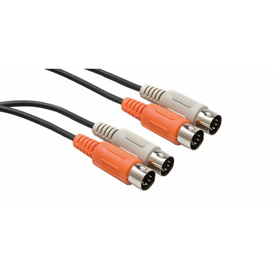 Hosa MID-203 Dual 5-pin DIN to Dual 5-pin DIN Dual MIDI Cable, 9.8 feet