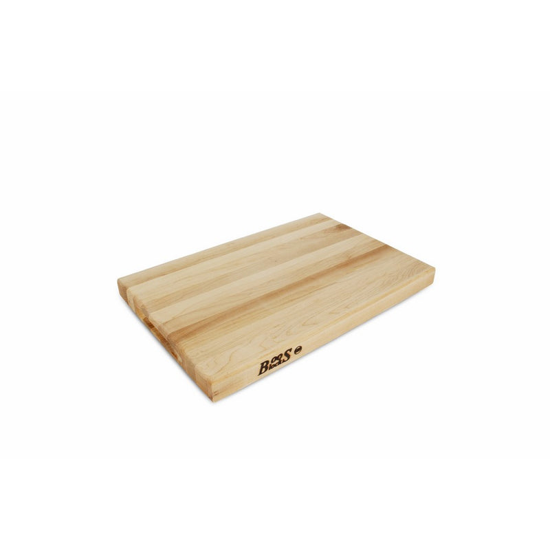 John Boos R01 Maple Wood Edge Grain Reversible Cutting Board, 18 Inches x 12 Inches x 1.5 Inches