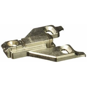 Blum 175L6600.22 0 mm Die Cast Screw on Face Frame Mounting Plate, Die-Cast, Nickel Plated