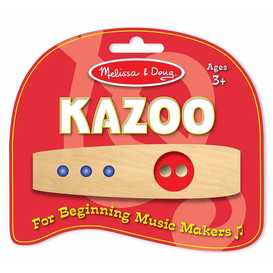 Melissa & Doug Makin' Music Beginner Wooden Kazoo