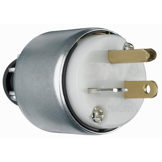 Legrand - Pass & Seymour PS520PACC20 20-Amp 125-volt Armored Plug, Heavy Duty Construction Great for Many Heavy Duty Applications