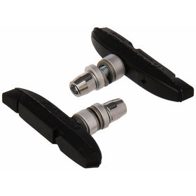 Kool Stop Supra 2 Bicycle Brake Shoes (Threaded, Black)