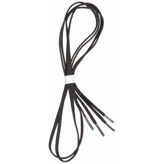 Perma-Ty 738140030 30" Black Elastic Shoelaces (Pack of 3 Pairs)