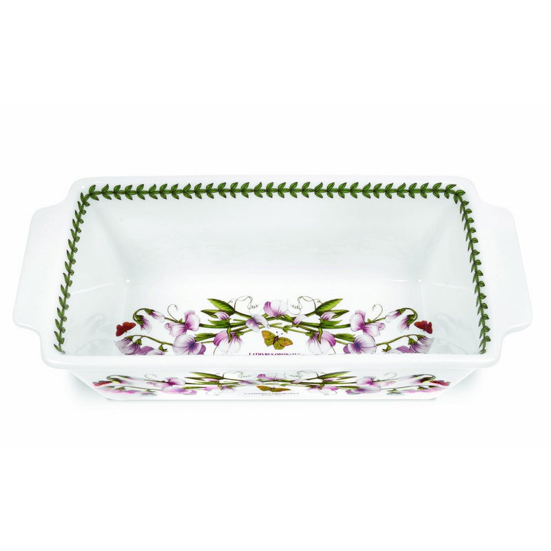 Portmeirion Botanic Garden Meatloaf Dish, 2 Lb, 12" x 5.5"