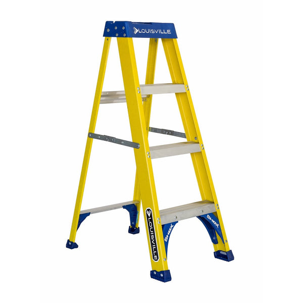 Louisville Ladder FS2004 250-Pound Duty Rating Fiberglass Step Ladder, 4-Feet