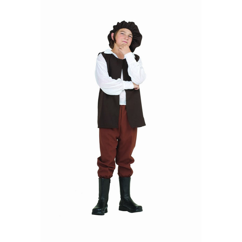 RG Costumes Renaissance Boy Costume, Brown/White, Medium