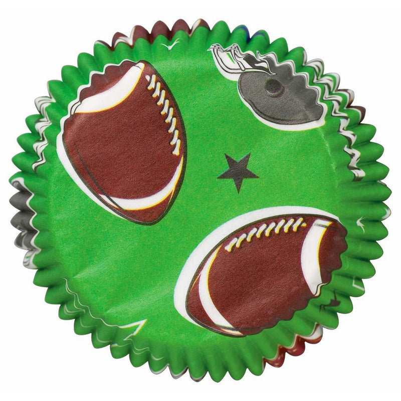 Wilton Football Baking Cups
