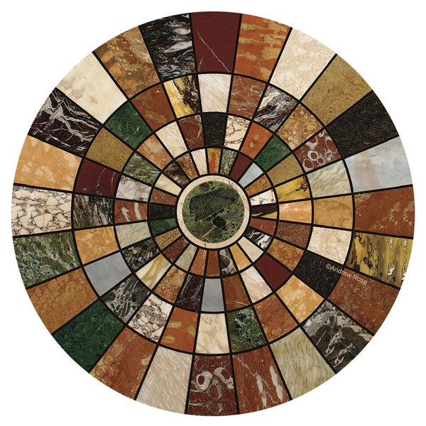 Thirstystone Marble Mosaic Coasters