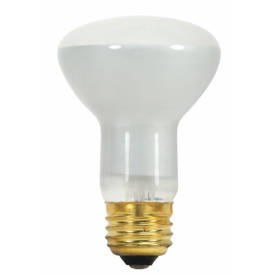 Satco S3229 120-Volt 45-Watt R20 Medium Base Light Bulb, Frosted