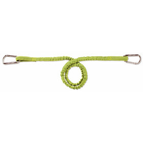 Squids 3110 Tool Lanyard with Dual Aluminum Carabiners, Standard Length, Lime, 10 Pounds