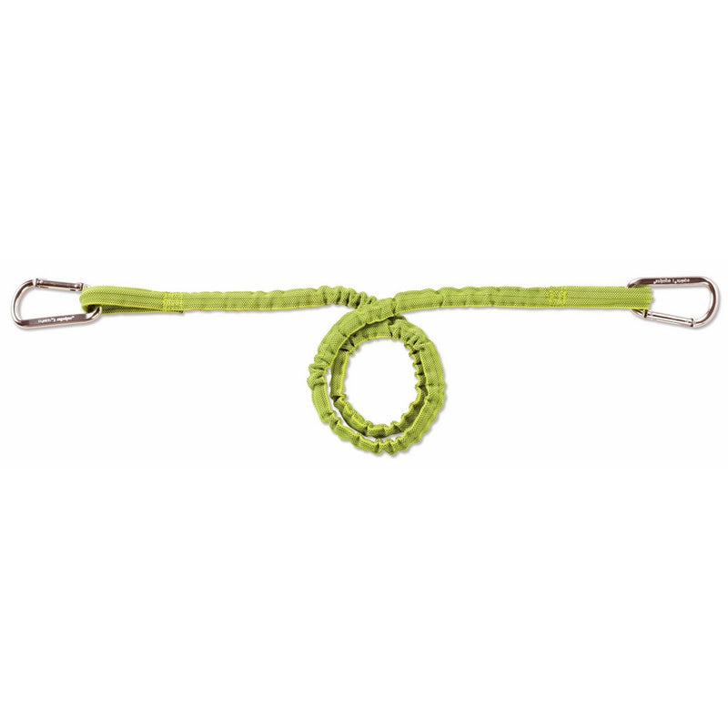 Squids 3110 Tool Lanyard with Dual Aluminum Carabiners, Standard Length, Lime, 10 Pounds