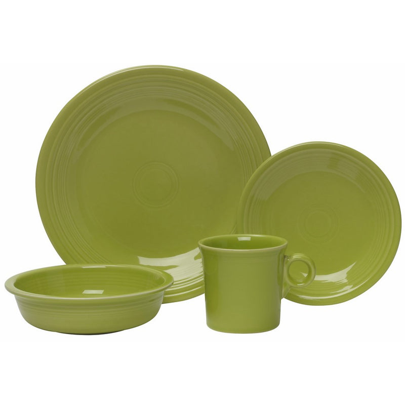 Fiesta 4-Piece Place Setting, Lemongrass