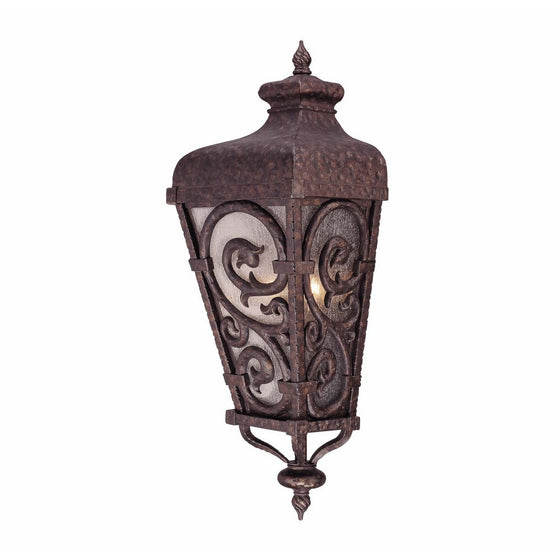 Savoy House 5-7144-56 Outdoor Sconce with Pale Cream Seeded Shades, Brown Tortoise Shell withGold Finish