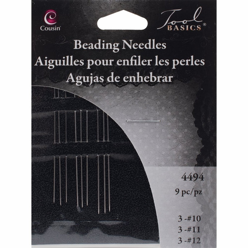 Cousin Jewelry Basics 9-Piece Beading Needle Assortment