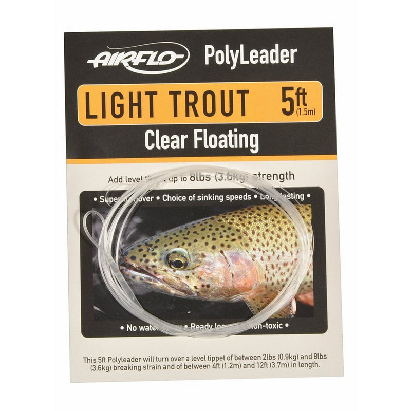 Airflo Light Trout Polyleader | Clear Intermediate 8'