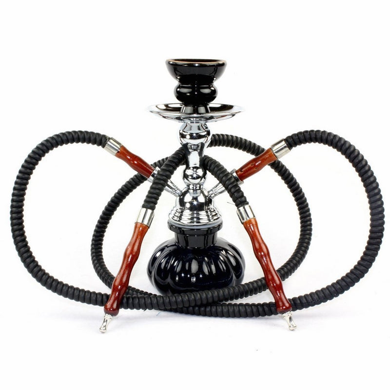 2 Hoses Pumpkin Hookah by Zebra Smoke - Color Varies