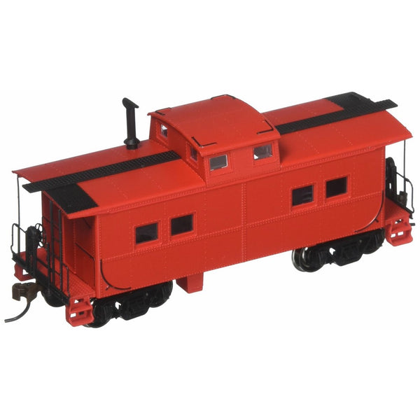 Painted, Unlettered - Caboose Red Northeast Steel Caboose. HO Scale