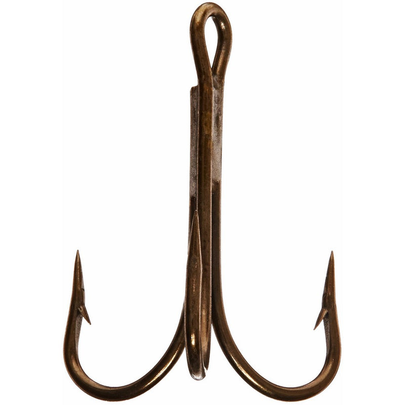 Danielson Treble Hook, Green/Bronze, 4/0, Pack of 144