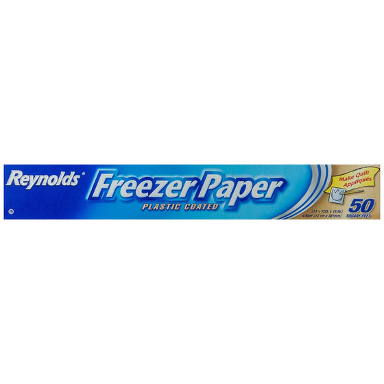 Reynolds Freezer Paper Plastic Coated 50 Sq Ft (Pack of 1)