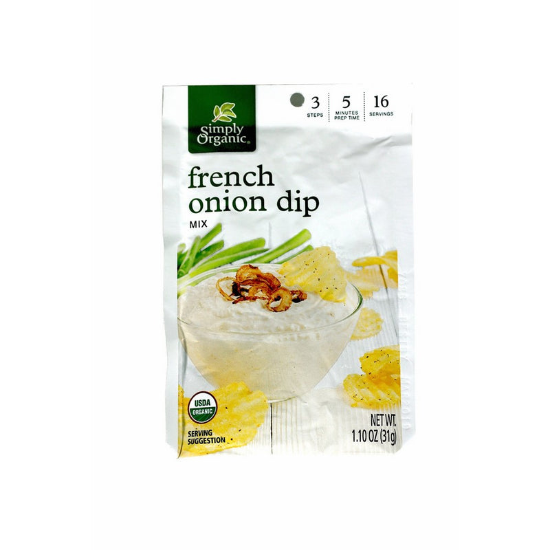 Simply Organic French Onion Dip ( 12x1.1 OZ)