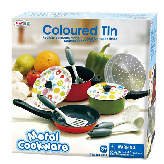PlayGo Metal Cookware Coloured Tin