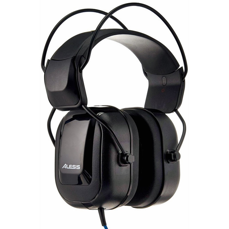 Alesis DRP100 | Extreme Audio-Isolation Electronic Drum Reference-Headphones with 1/4" Adapter & Protective Bag