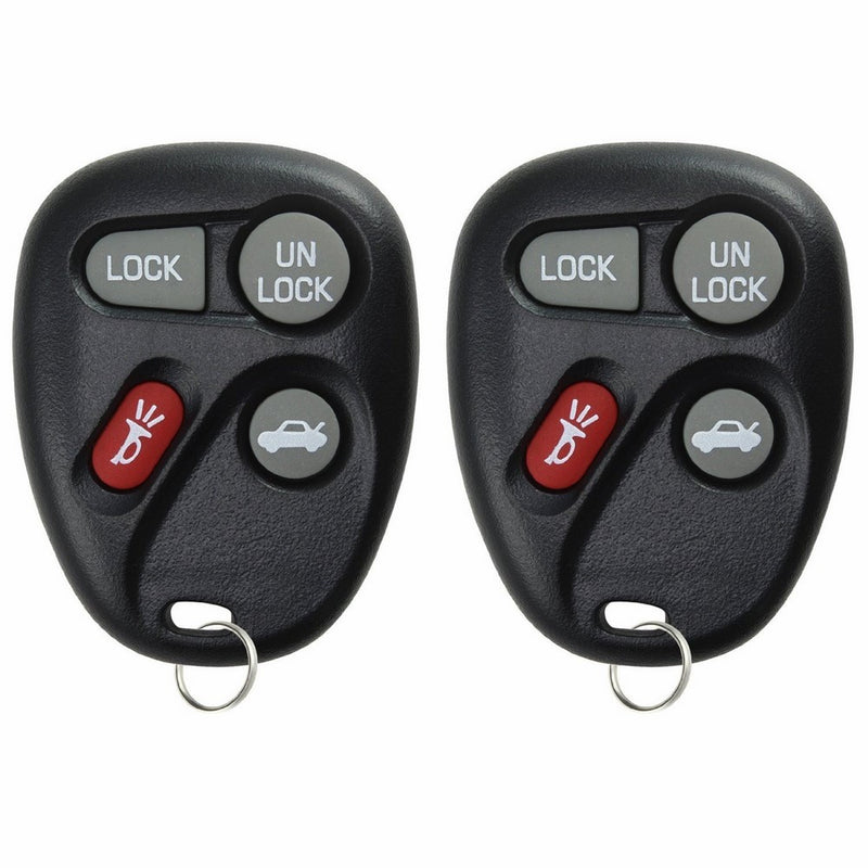 KeylessOption Keyless Entry Remote Control Car Key Fob Replacement for KOBLEAR1XT (Pack of 2)