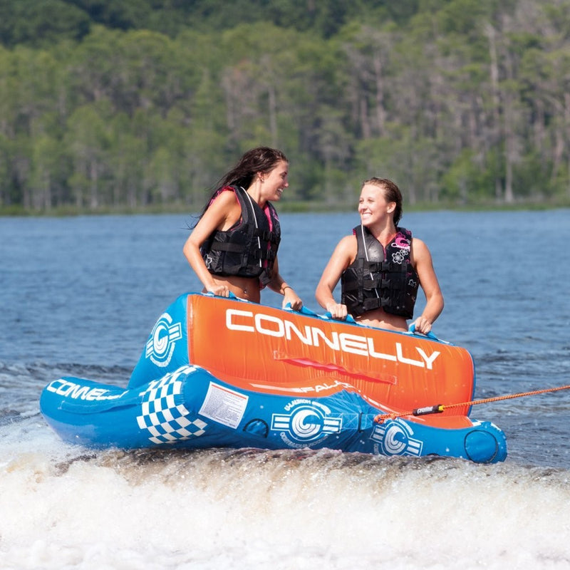 Rocker-Style Towable Tube, With Backrest, 2-Rider ,