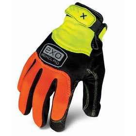 Ironclad EXO-HZA-04-L Hi-Viz Abrasion Gloves, Large