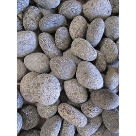 Dragon Glass 1" Lava Pebble 1", 30 lb, Black