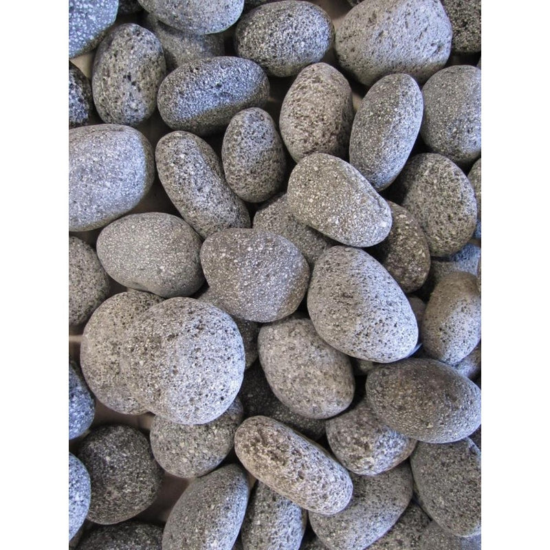 Dragon Glass 1" Lava Pebble 1", 30 lb, Black