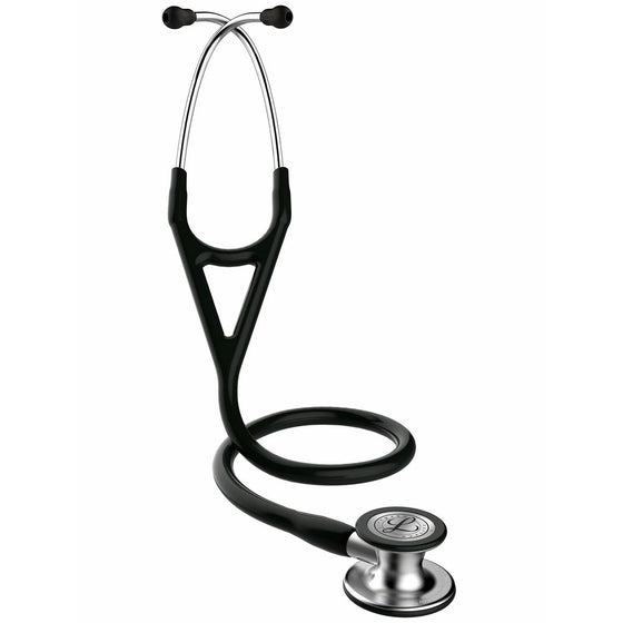 3M Littmann 6152 Cardiology IV Stethoscope, Standard-Finish Chestpiece, 27", Black Tube