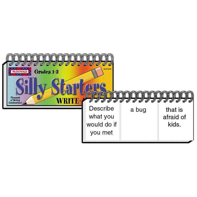 McDonald Publishing MC-W2020 Silly Starters Write-Abouts Booklet, Grade: 1 to 3, 0.8" Height, 3.6" Wide, 8.8" Length