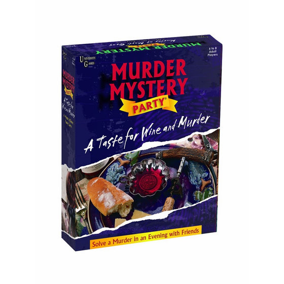 Murder Mystery Party Games - A Taste for Wine and Murder