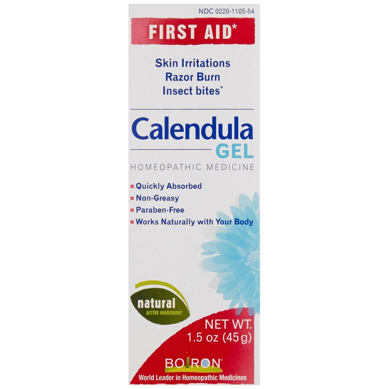 Boiron Calendula Gel, 1.5 Ounce, Homeopathic Medicine for Skin Irritation and Burns