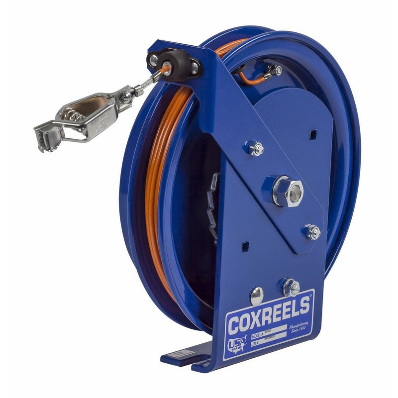 Coxreels SD-50 Spring Rewind Static Discharge Cable Reel: 50' cable