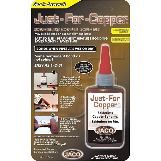Just For Copper JFC050 1.85 Ounce Solderless Copper Bonding