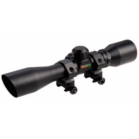 TRUGLO 4x32mm Compact Rimfire and Shotgun Scope Series, Diamond Reticle, Black
