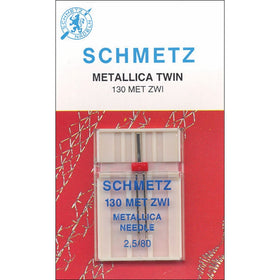 Double Metallic Machine Needle -Size 2.5/80 1/Pkg