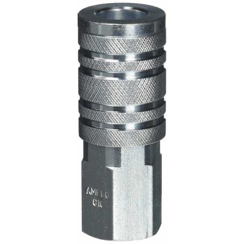 Amflo C10 Coupler, 1/2" TF and I/M Design, 1/2" FNPT, Steel