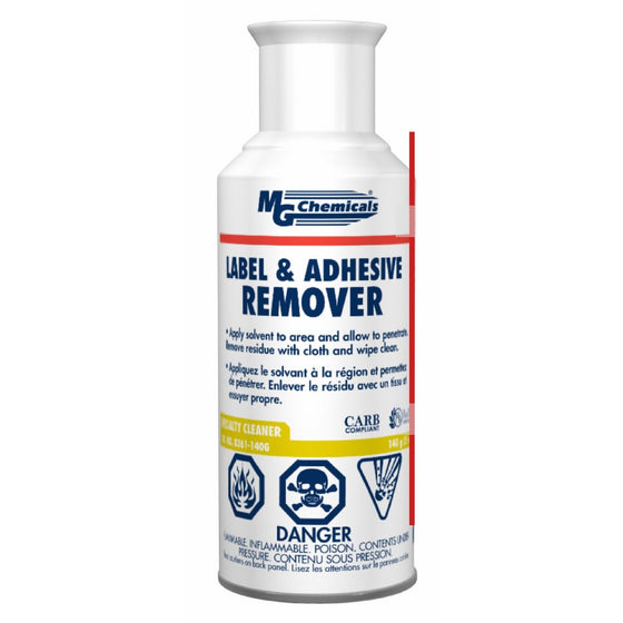 MG Chemicals Label and Adhesive Remover, 5 oz, Aerosol Can