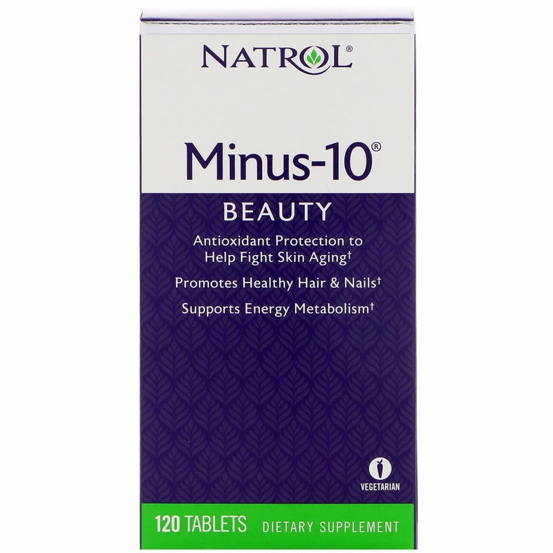 Natrol Minus-10 Cellular Rejuvenation Tablets, 120 Count