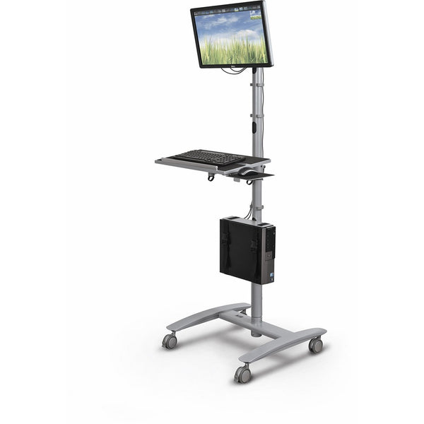 Balt 27614 Beta Sit Stand Mobile Workstation Cart, 67"H x 32"W x 33"D