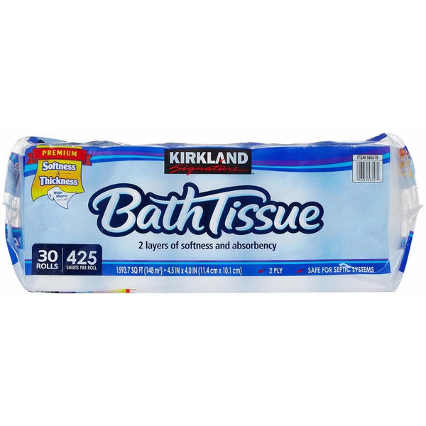 Kirkland Signature Bath Tissue, 2-Ply - 425-30 ct